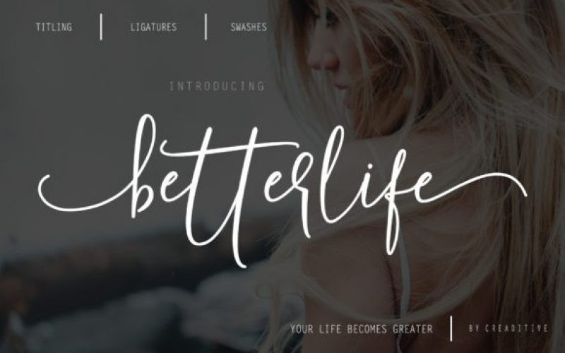 Betterlife Font