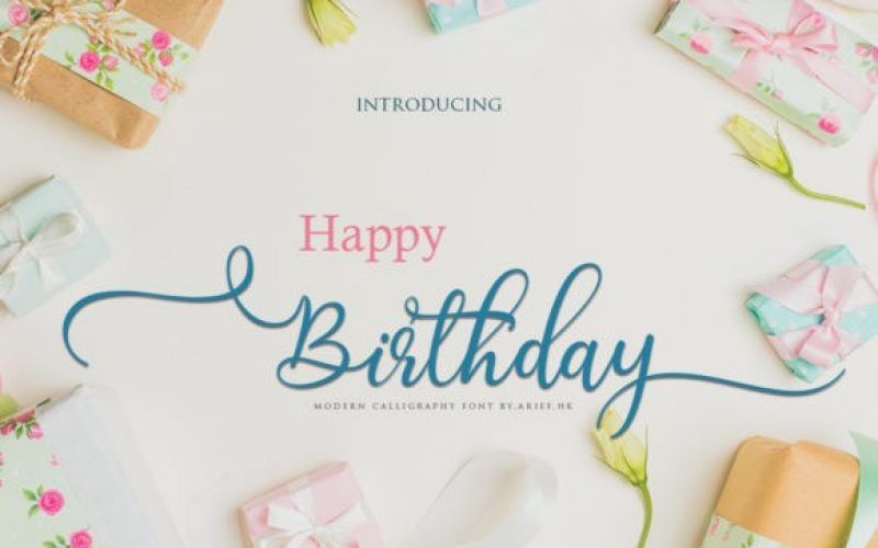 Birthday Font