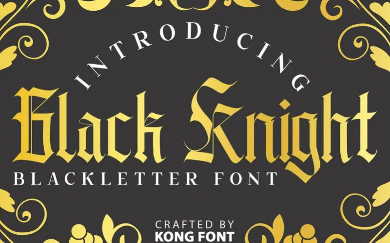 Black Knight Font