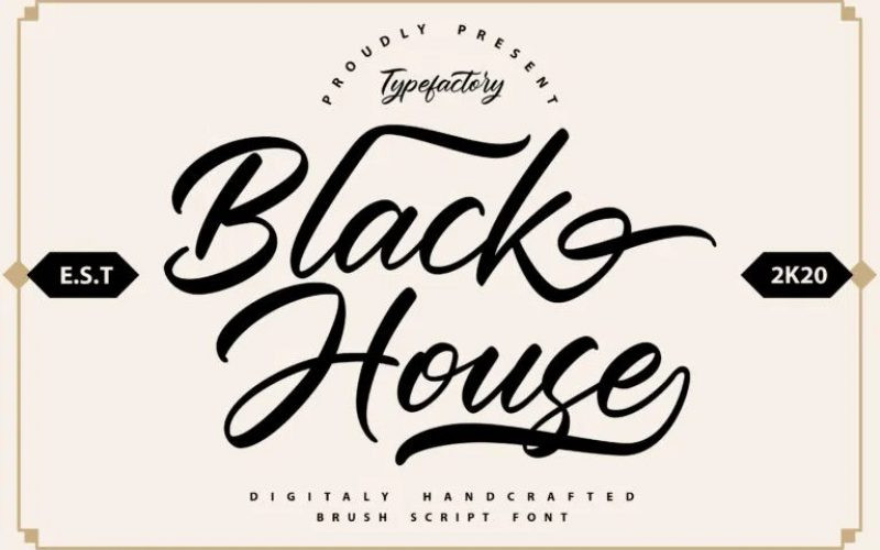 Blackhouse Font