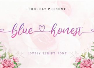 Bluehonest Font