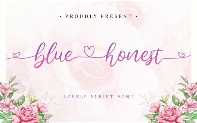 Bluehonest Font