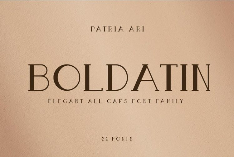 Boldatin Font