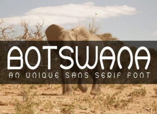 BOTSWANA Font
