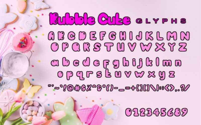 Bubble Cute Font