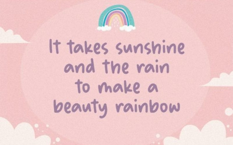 Bubble Rainbow Font