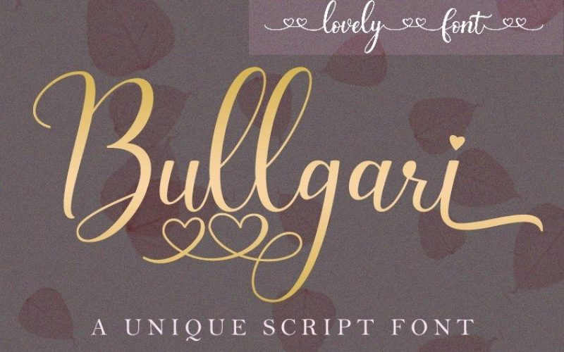 Bullgari Font