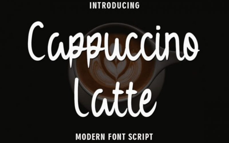 Cappuccino Latte Font