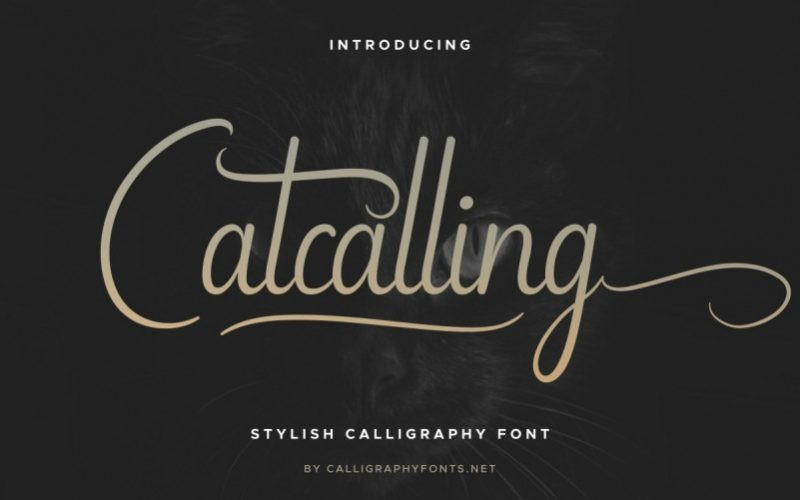 Catcalling Font