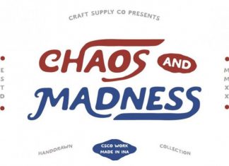 Chaos And Madness Font