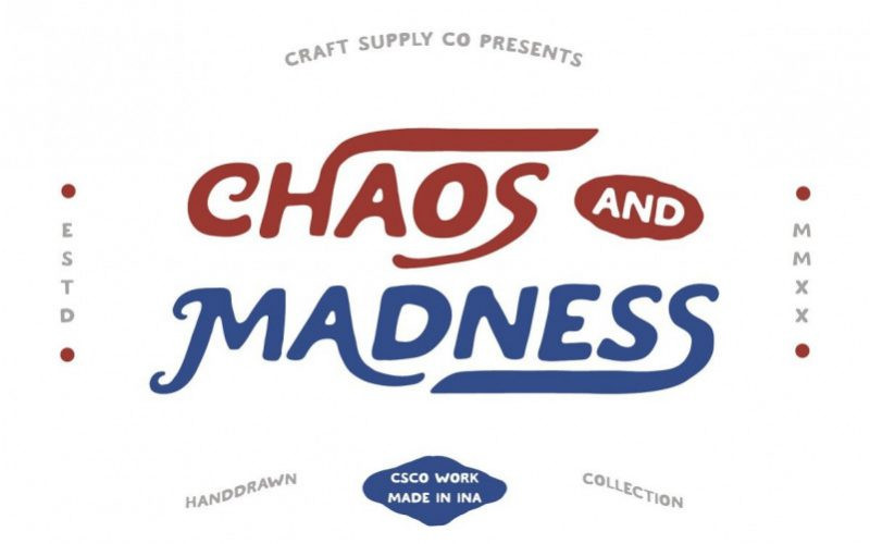 Chaos And Madness Font