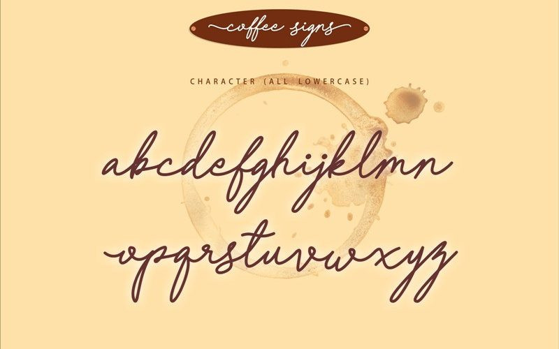 Coffee Signs Font