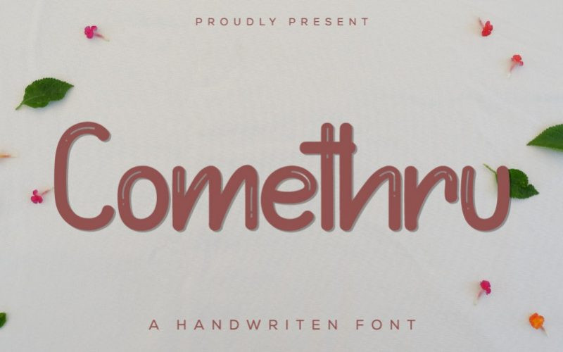 Comethru Font