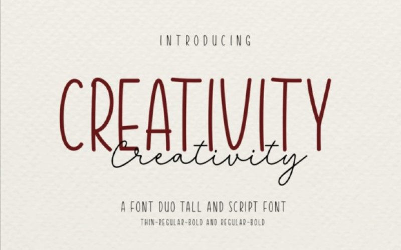 Creativity Font