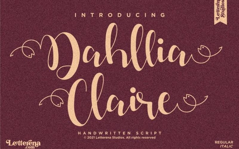 Dahllia Claire Font