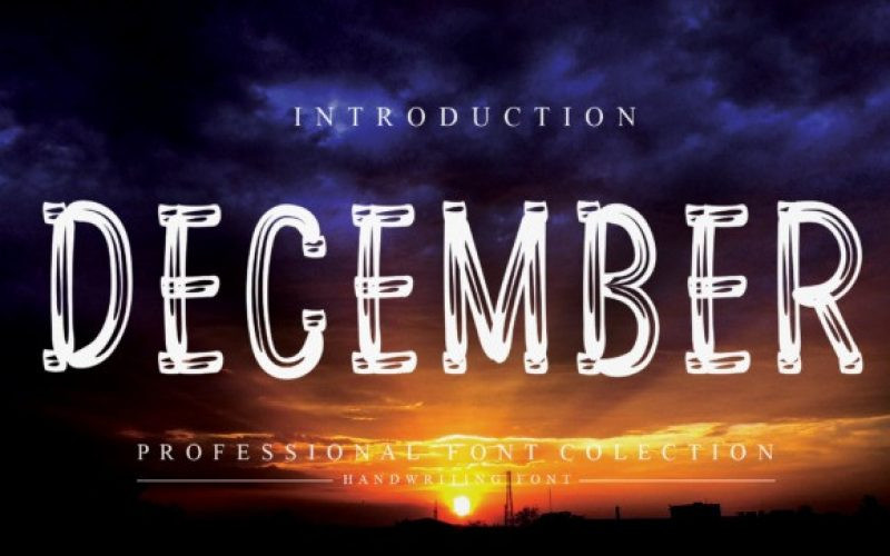 new free fonts december 2016