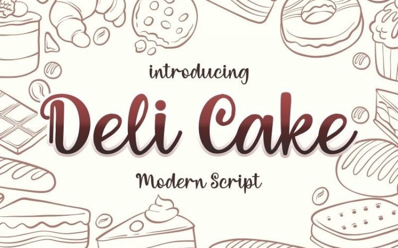 Deli Cake Font