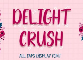 Delight Crush Font
