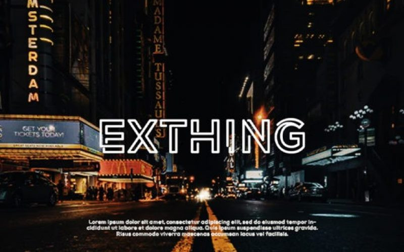 Exthing Font