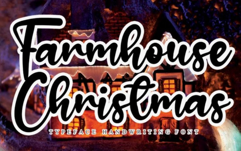 Farmhouse Christmas Font