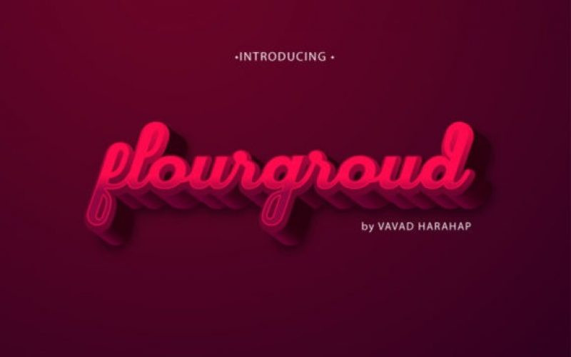 Flourground Font