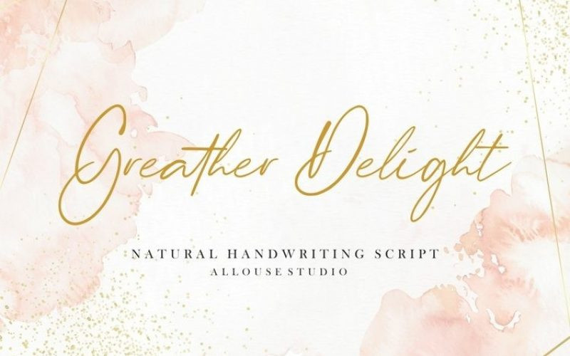 Greater Delight Font