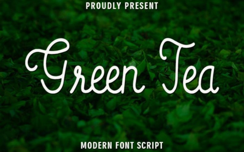 Green Tea Font