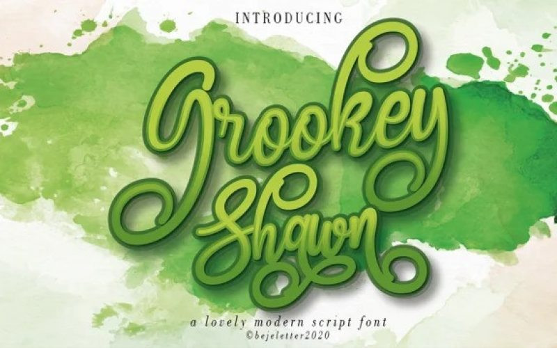 Grookey Shawn Font