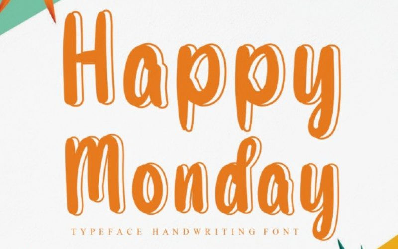 Happy Monday Font