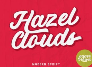 Hazel Clouds Font