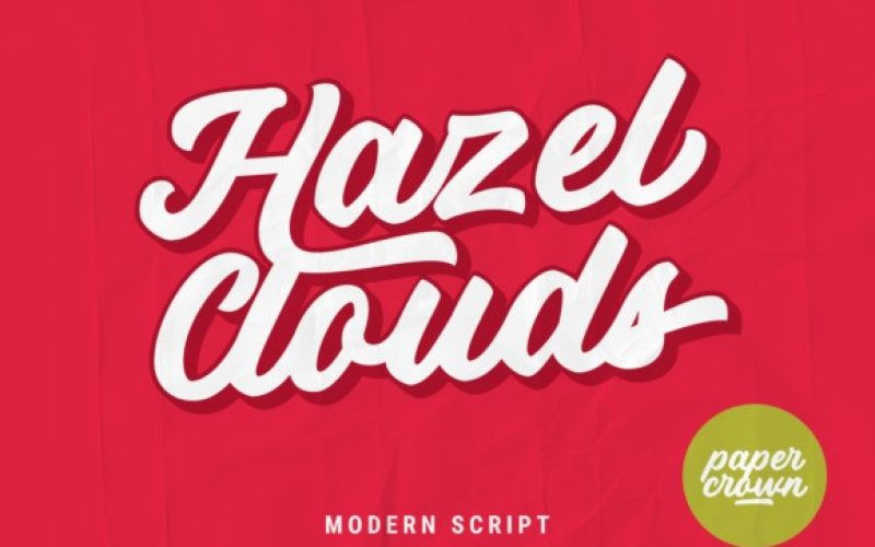 Hazel Clouds Font