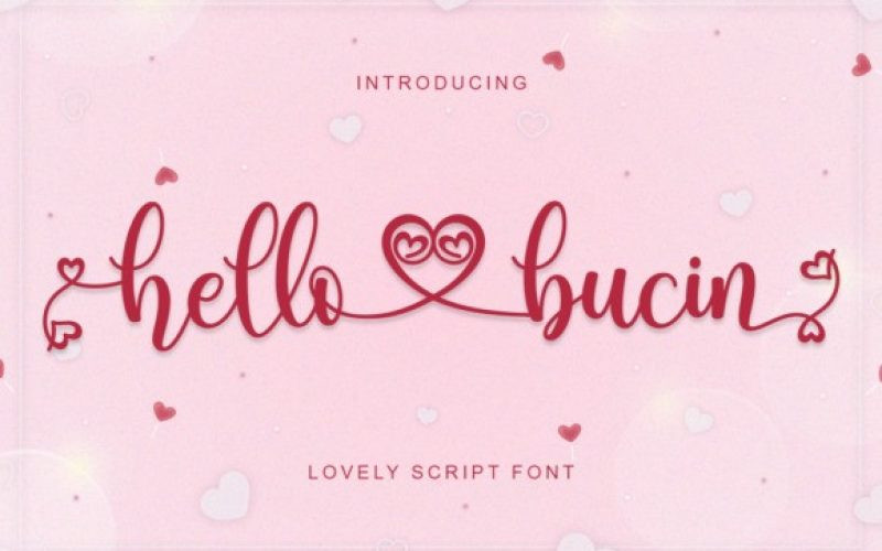 Hello Bucin Font