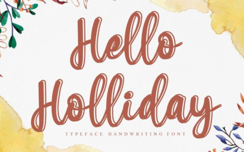 Hello Holliday Font