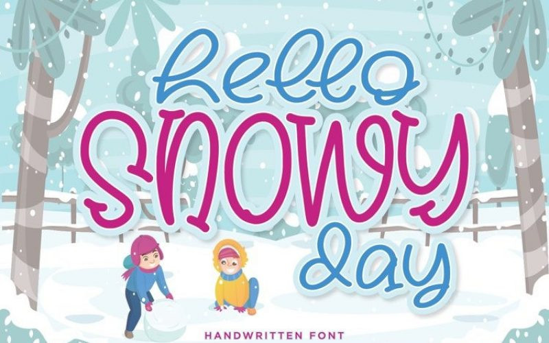 Hello Snowy Font