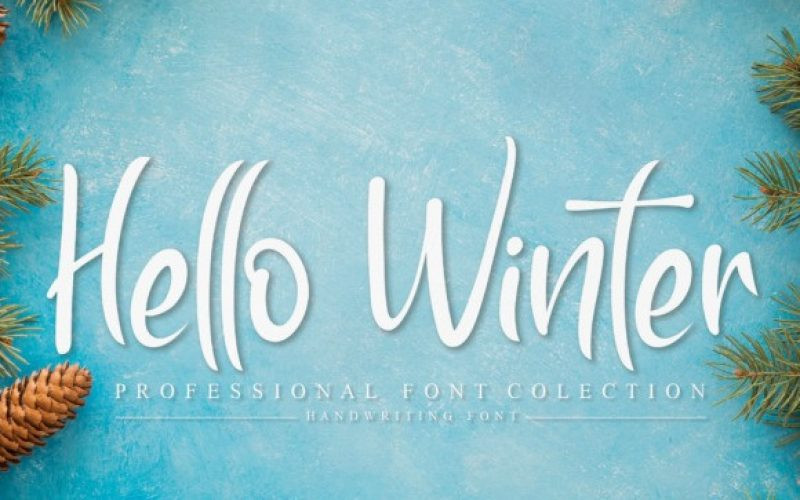 Hello Winter Font