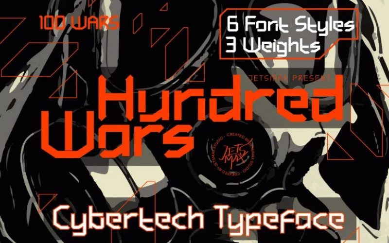 Hundred Wars Font