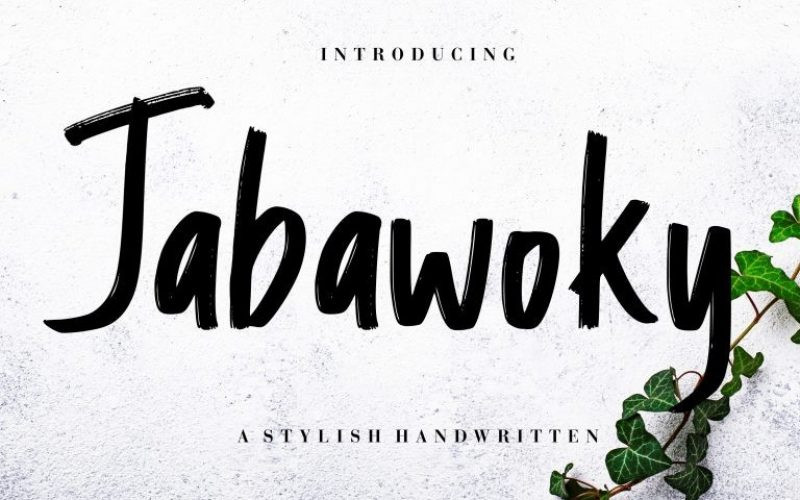 Jabawoky Font