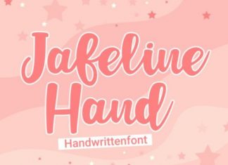 Jafeline Hand Font