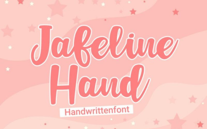 Jafeline Hand Font