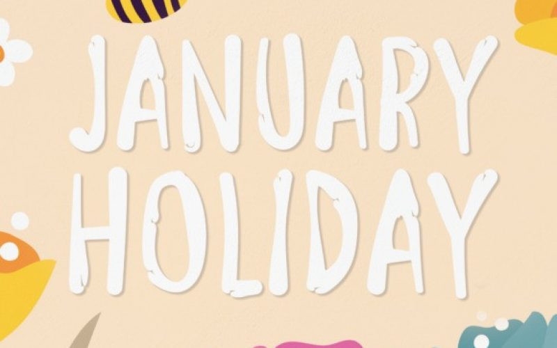 January Holiday Font