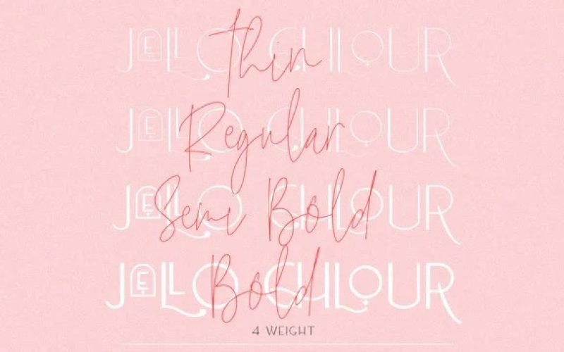 Jello Chlour Font