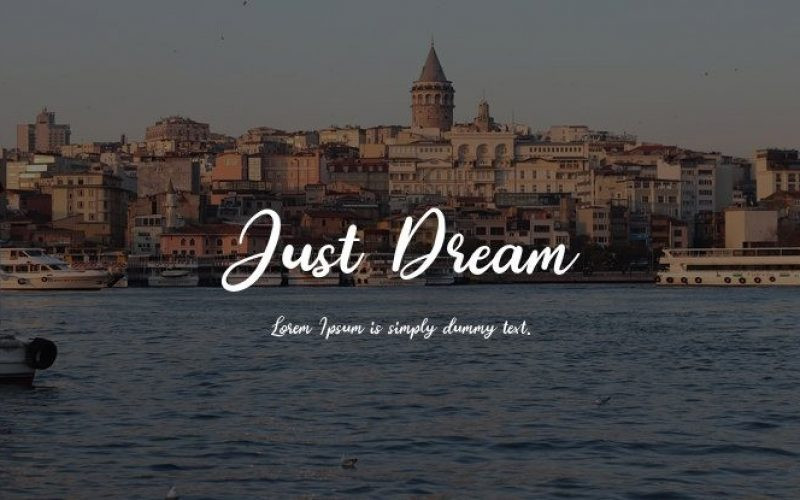 Just Dream Font