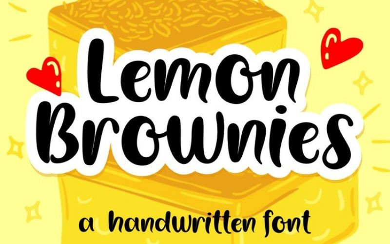 Lemon Brownies Font