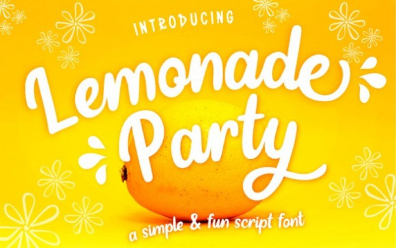 Lemonade Party Font