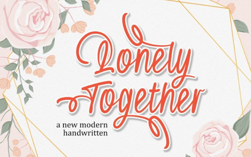 Lonely Together Font