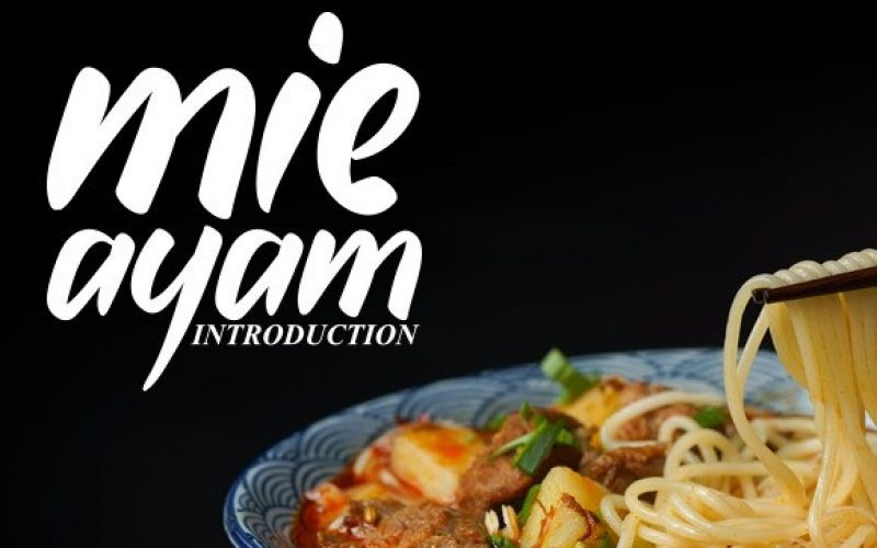 Mie Ayam Font