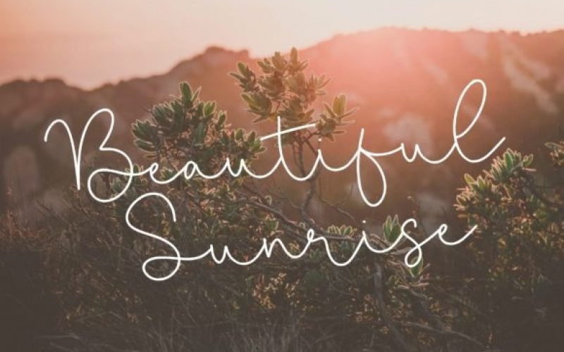 Miracle Sunrise Font