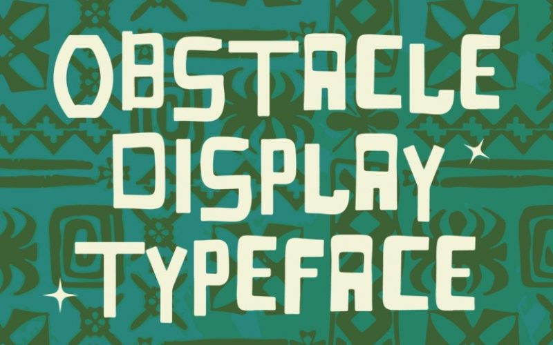 Obstacle Font