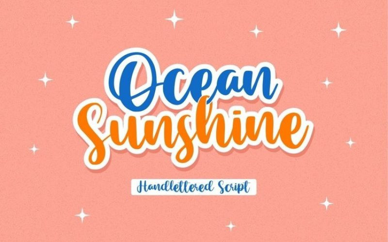 Ocean Sunshine Font