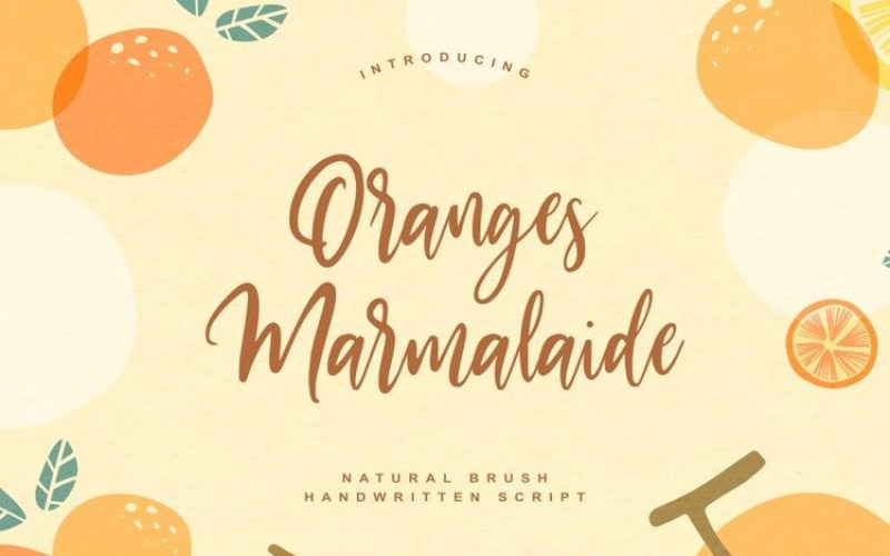 Oranges Marmalaide Font